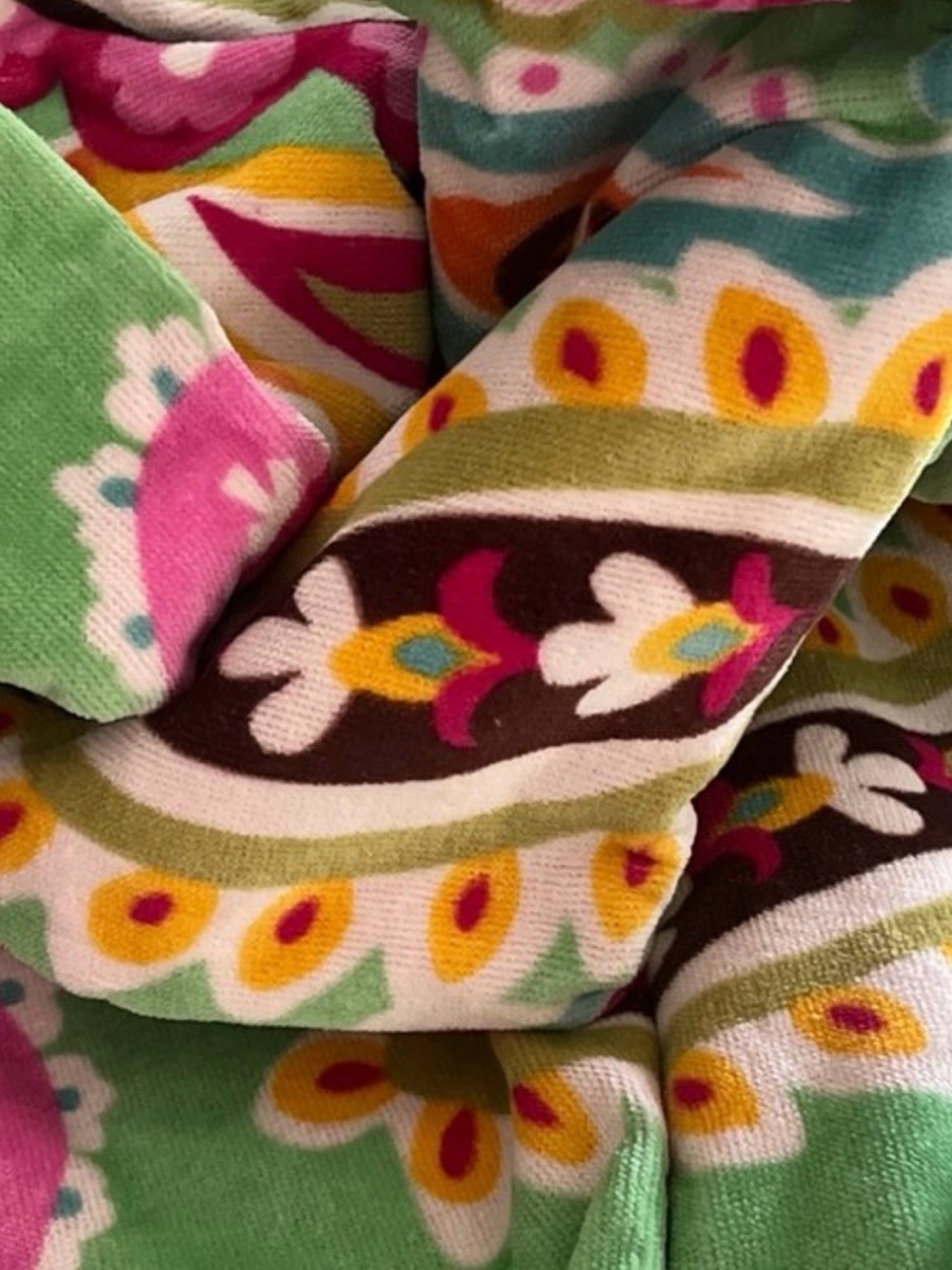 Vera Bradley beach swim party Paisley cooler Tote Towel & Flip Flop 7/8 M - Picture 7 of 7